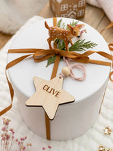 Load image into Gallery viewer, Star Gift Tag | Personalised Wooden Gift Tag
