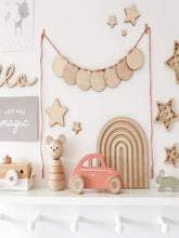 Load image into Gallery viewer, Wooden Circle Garland Nursery Decoration
