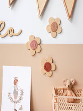 Load image into Gallery viewer, Wooden Wall Flower Nursery Decoration
