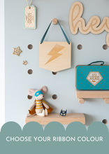 Load image into Gallery viewer, Lightning Bolt Wooden Wall Banner
