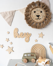 Load image into Gallery viewer, Hey Wooden Wall Sign
