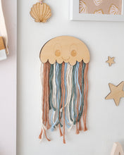 Load image into Gallery viewer, Wooden Jellyfish Wall Decor
